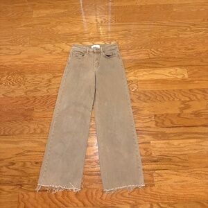 VERVET  RAW HEM CROP JEANS Sz25